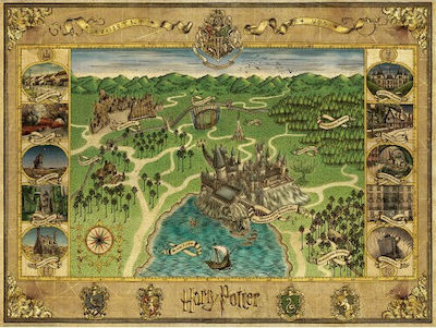 Hogwarts Puzzle 2D 1500 Stücke