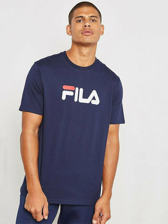 Fila Eagle T-shirt Bărbătesc cu Mânecă Scurtă Peacoat/white/chinese Red