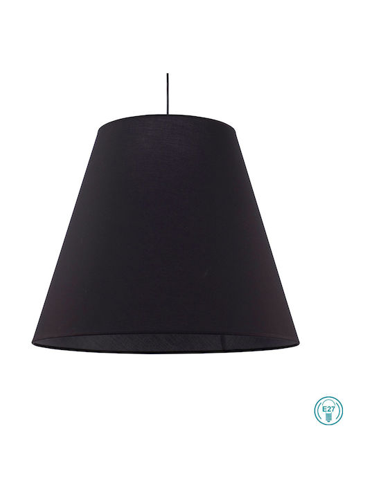 Nowodvorski Moss Pendant Light Three-Light Bell for Socket E27 Black