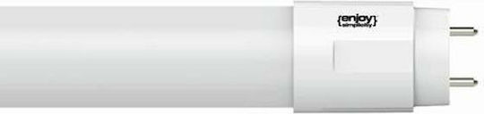 Elvhx LED Bulb 24W Fluorescent Type 150εκ. for Socket G13 and Shape T8 Cool White 2000lm