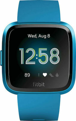 Fitbit Versa Lite Aluminiu 36mm Rezistent la apă Ceas inteligent cu pulsometru (Marina Blue)