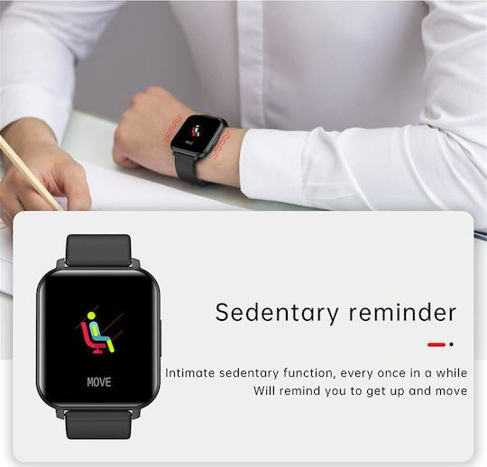 T82 Smartwatch με Παλμογράφο (Ροζ)