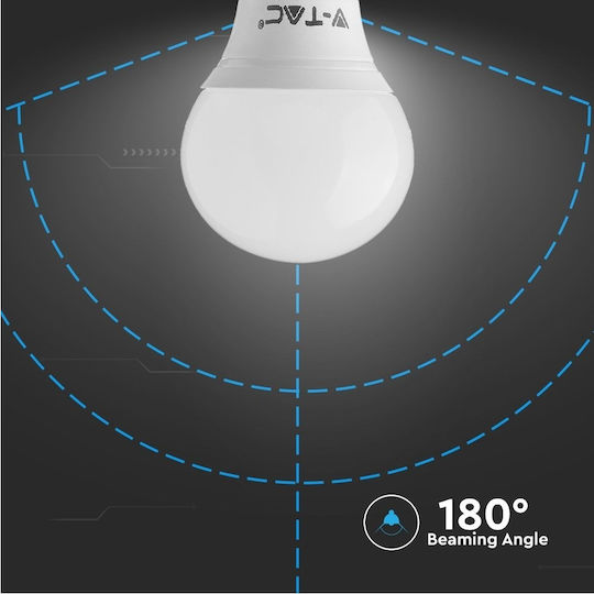 V-TAC Vt-1819 Λάμπα LED 4W 78mm για Ντουί E14 και Σχήμα P45 Ψυχρό Λευκό 320lm