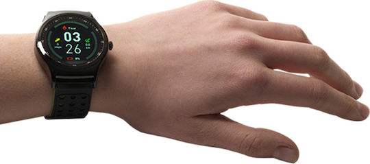 Denver SW-450 Smartwatch με Παλμογράφο (Μαύρο)