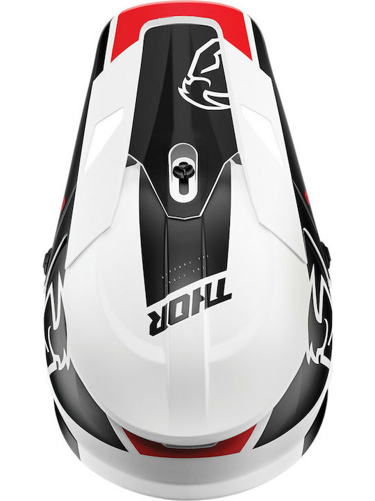 Thor Sector Split Motocross DOT / ECE 22.05 White/Black Thor Sector Split Motocross DOT / ECE 22.05 White/Black
