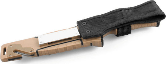 Ganzo Survival G8012 Μαχαίρι Επιβίωσης Ganzo Coyote σε Θήκη