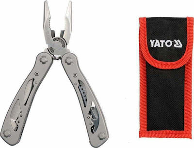 Yato 9 χρήσεων Multi-tool Silver with Blade made of Stainless Steel in Sheath