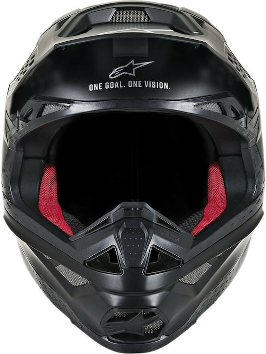 Alpinestars Supertech S-M8 Solid Black Matt Κράνος Μηχανής Motocross ECE 22.05 1300gr