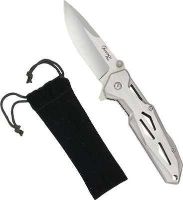 Martinez Albainox Pocket Knife Silver with Blade made of Stainless Steel in Sheath