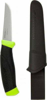 Morakniv Fishing Comfort Fillet 090 Messer Schwarz mit Klinge aus Rostfreier Stahl in Scheide