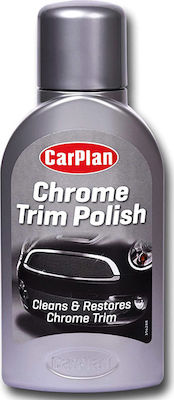 Car Plan Chrome Wheel & Trim Polish Течност Почистване / Полиране / Защита за Дискове на Автомобил 375мл CTP375