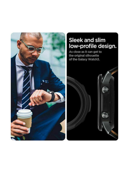 Spigen Liquid Air Carcasă de Silicon Negru mat pentru Galaxy Watch 3 41mm