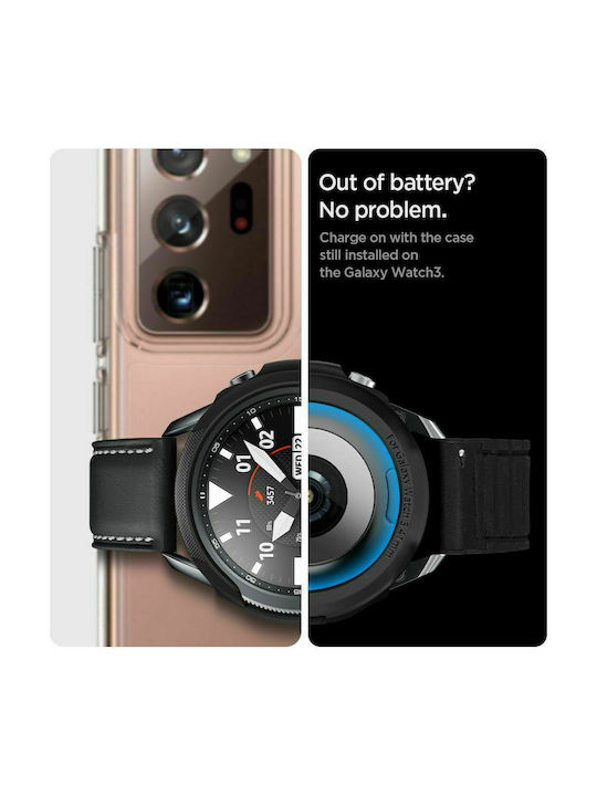 Spigen Liquid Air Carcasă de Silicon Negru mat pentru Galaxy Watch 3 41mm