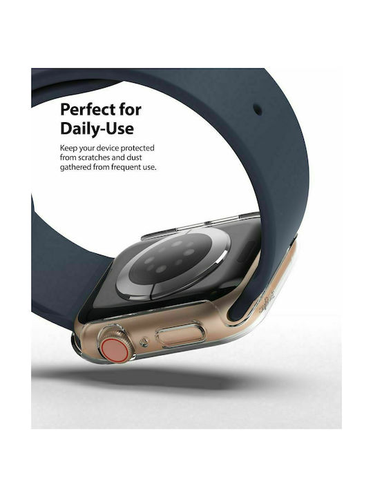 Ringke Slim 2-Pack Plastikhülle in Schwarz Farbe für Apple Watch 44mm