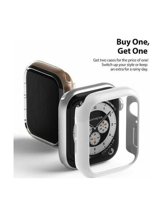 Ringke Slim 2-Pack Plastikhülle in Schwarz Farbe für Apple Watch 44mm