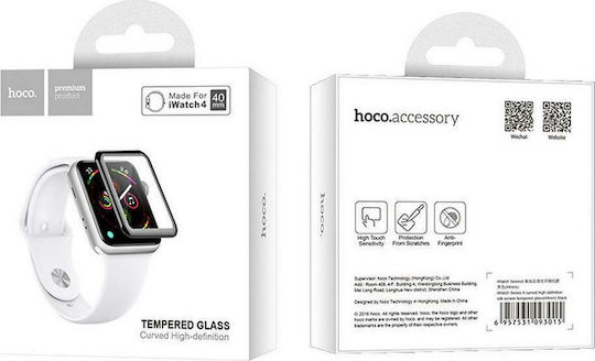 Hoco 0.15mm Curved Full Face Tempered Glass pentru Apple Watch 40mm 1buc 24537