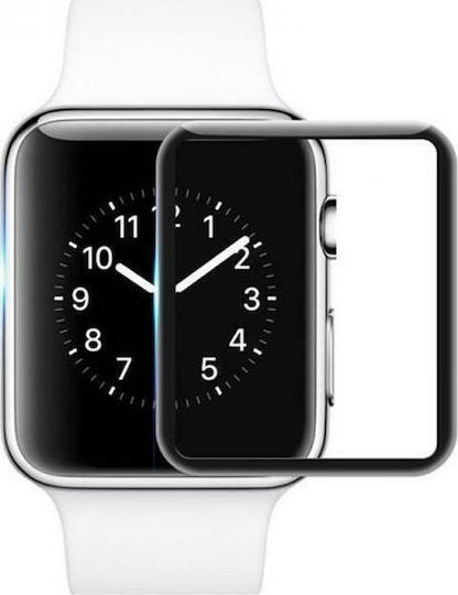 Mocolo 3D Black Vollflächig gehärtetes Glas für das Apple Watch 44mm 1Stück