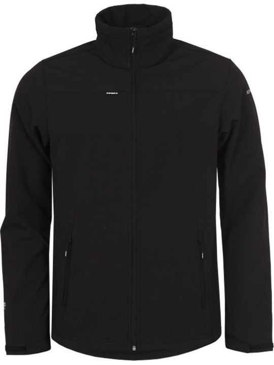 Winter Jacket Softshell Waterproof and Windproof Black