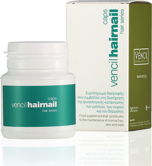 Vencil Hairnail Hair Series Ειδικό Συμπλήρωμα Διατροφής 30 κάψουλες