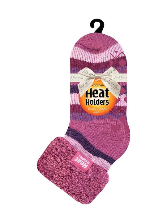 Heat Holders Women's Patterned Socks Pink Heat Holders Women's Patterned Socks Pink