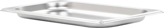 vidaXL Σκεύος Gastronorm Ανοξείδωτο GN1/3 με Βάθος 20mm (12τμχ)