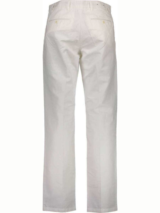 Gant Ανδρικό Παντελόνι Chino Λευκό