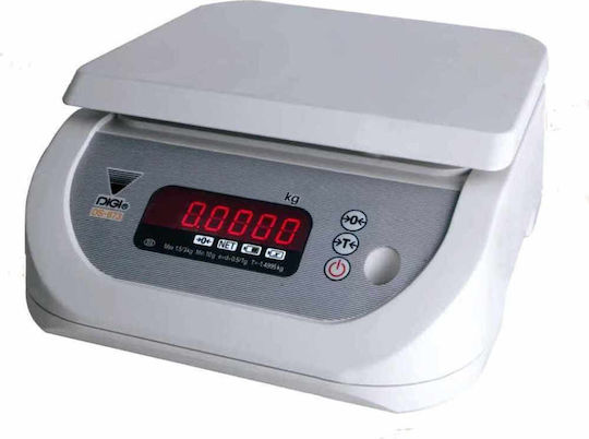 Digi Systems DS-673 Ηλεκτρονική Ζυγαριά Πάγκου με Ικανότητα Ζύγισης 6kg και Ακρίβεια 1gr