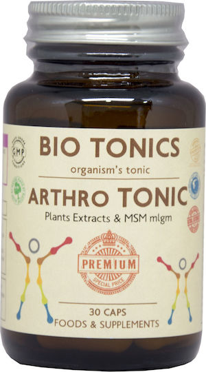 Bio Tonics Arthro Tonic Συμπλήρωμα για την Υγεία Αρθρώσεων & Οστών 30 κάψουλες