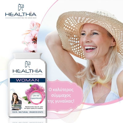 Healthia Woman 450mg Supliment pentru Menopauză 60 capace