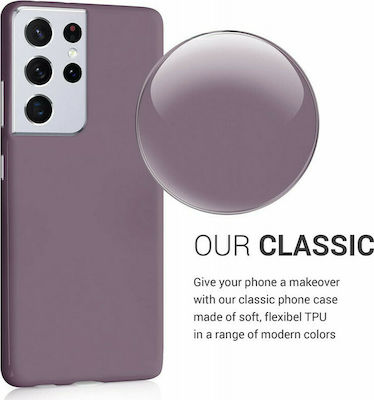 KWmobile Back Cover Σιλικόνης Grape Purple (Galaxy S21 Ultra 5G)
