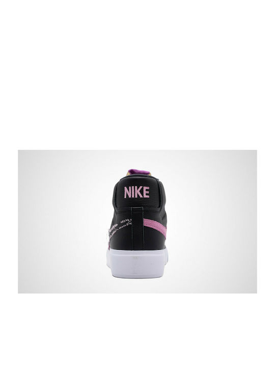 SB Zoom Blazer Mid Edge Ανδρικά Μποτάκια Black / Pink Rise / White