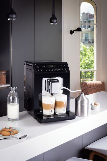 Krups Espressoare Automat Putere 1450W Presiune 15bar cu Râșniță Albă EA8901