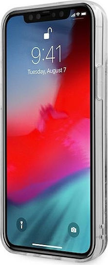 Guess Glitter Vintage Script Back Cover Πλαστικό Πολύχρωμο (iPhone 12 Pro Max)