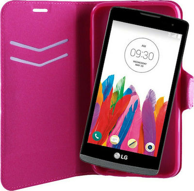 Volte-Tel Synthetic Leather Book Pink (LG Leon)