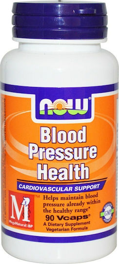 Now Foods Blood Pressure Health Ειδικό Συμπλήρωμα Διατροφής 90 φυτικές κάψουλες