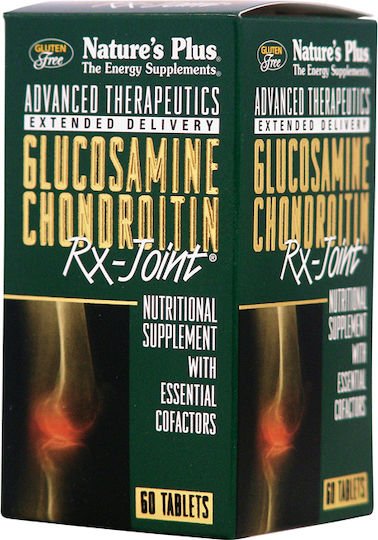 Nature's Plus Glucosamine-Chondroitin Rx-Joint Добавка за Здраве на Стави & Кости 60 табове