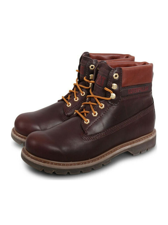 Colorado Lux Mahogany Δερμάτινα Καφέ Ανδρικά Αρβυλάκια