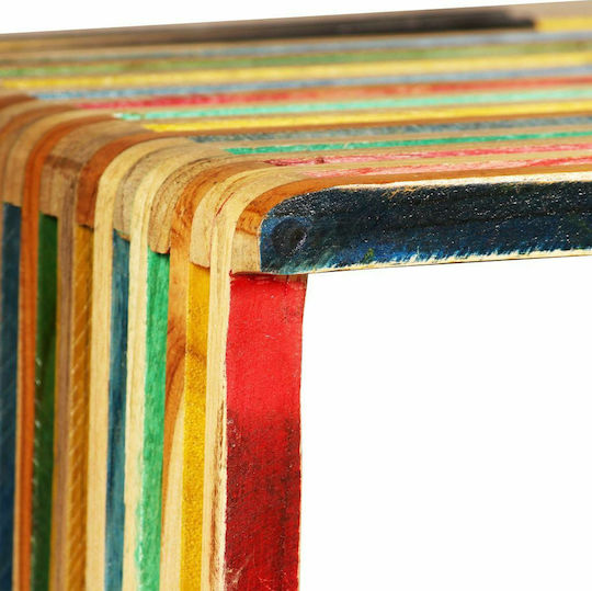 Rafturi De Perete Multicolore (3 Bucăți) 81x22x41 Cm