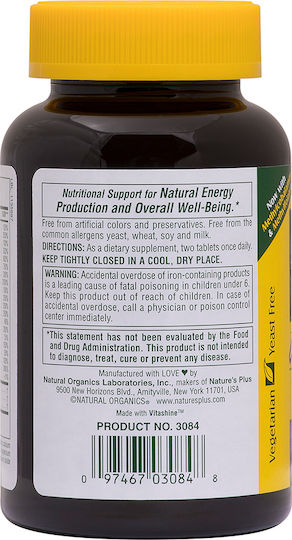 Nature's Plus Ultra Prenatal Supplement For Pregnancy 90 Tablets