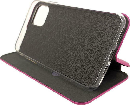 Ancus Magnetic Curve Book Δερματίνης Φούξια (iPhone 11 Pro)