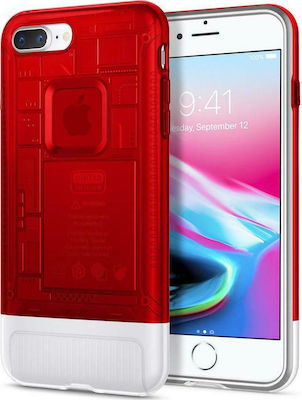 Spigen Classic C1 Umschlag Rückseite Kunststoff Rot (iPhone 8/7 Plus) 055CS24408