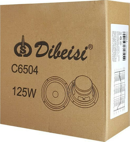 Dibeisi C6504-8 Ηχείο Αυτοκινήτου 6.5" με 65W RMS (Midrange) Τεμάχιο Ηχείο 6,5" 8 Ohm, 90dB