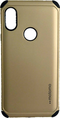 Motomo Tough Armor Plastic Back Cover Durable Gold (Huawei P Smart 2019)