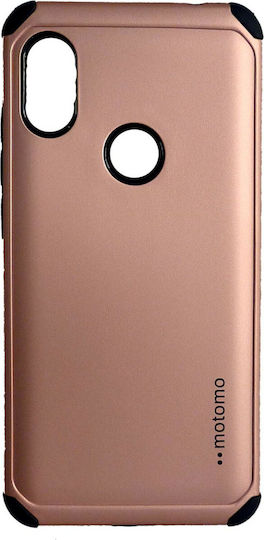 Motomo Tough Armor Back Cover Plastic Durable Rose Gold (Huawei P Smart 2019)