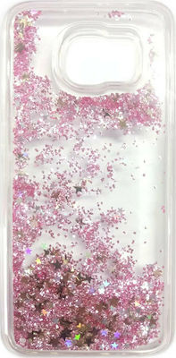 Liquid Glitter Silicone Back Cover Pink (Galaxy J4+)