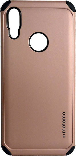 Motomo Tough Armor Back Cover Plastic Durable Rose Gold (Redmi 7)