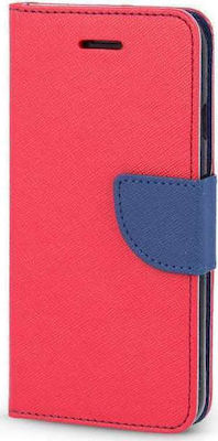 Forcell Fancy Synthetic Leather Wallet Red (iPhone X / Xs)