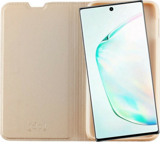 Idol 1991 Prime Magnet Buchen Sie Synthetisches Leder Gold (Galaxy Note 10)