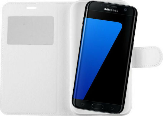 Volte-Tel Book Δερματίνης Λευκό (Galaxy S7 Edge)