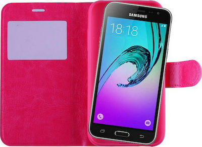 Volte-Tel Synthetic Leather Book Pink (Galaxy J3 2016)